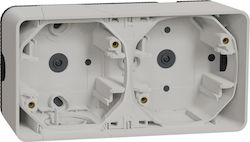 Schneider Electric Switch Box Wall Mounted 2 Position Horizontal in White Color MUR39914