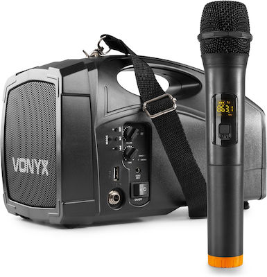 Vonyx Sistem Karaoke cu Microfon Fără Fir ST-014 178.866 în Culoare Negru