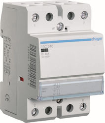 Hager Реле Захранване 2x40A 230V Hager Реле Захранване 2x40A 230V