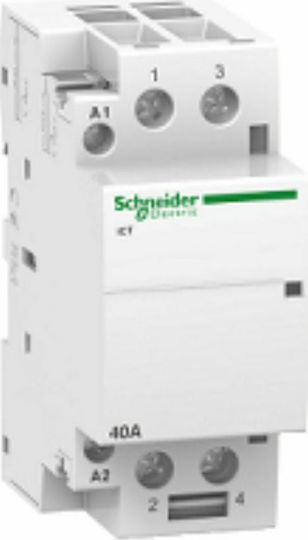 Schneider Electric Acti 9 iCT Phase Relays Strom 40A Double Pole with Voltage 230V 2NO