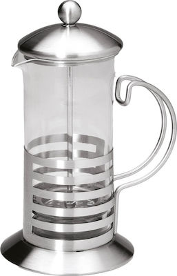 GTSA Cafetieră French Press Oțel inoxidabil Argint 300ml