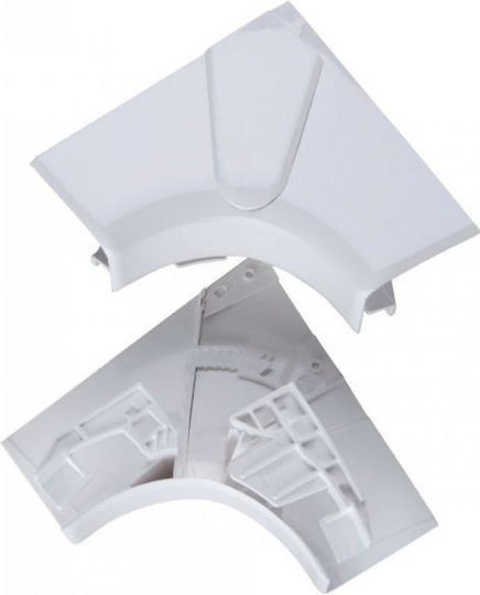Legrand Dlp Channel Fitting Internal Corner Wall Channel 80x50mm 010602