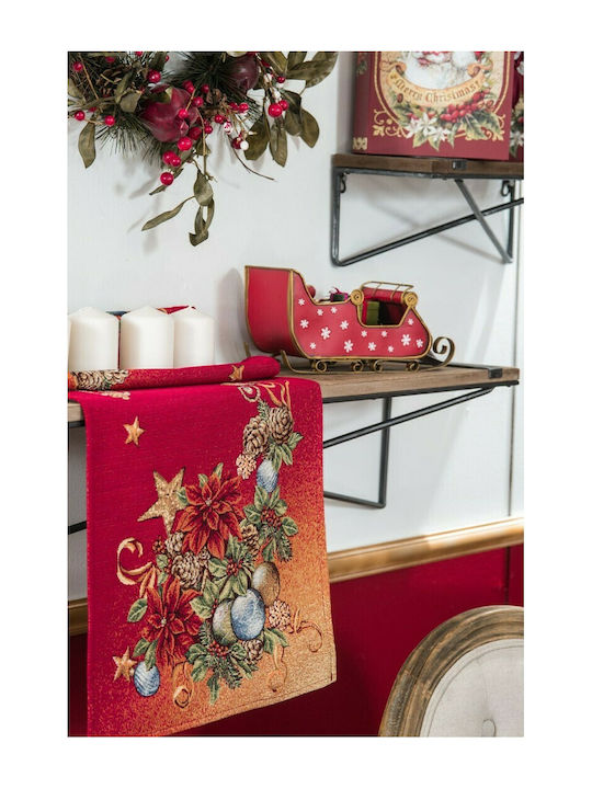 Teoran Pine Christmas Fabric Tablecloth Ornamen...