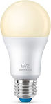 WiZ Smart LED Bulb 8W for Socket E27 and Shape A60 Warm White 806lm Dimmable