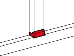 Legrand Dlp Channel Fitting Branch T Wall Channel 80mm 010735