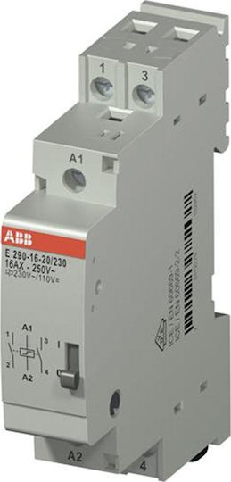 Abb Ρελέ Ράγας Καστάνιας 16A Διπολικό με Τάση 230V 230V/AC