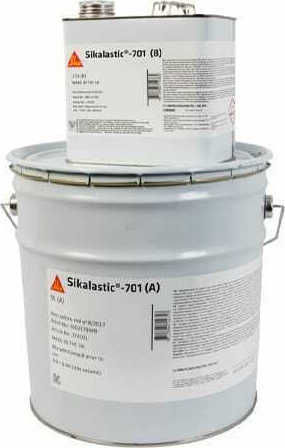 Sika Sikalastic 701 A&B Elastomer Waterproofing Polyurethane 12.5kg White