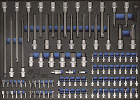 BGS Technic Set de chei tubulare și clichet 1\2" & 1\4" 108buc