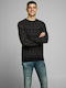 Jack & Jones Men's Long Sleeve Sweater Black