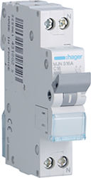 Hager Automatic Circuit Breaker 16A Double-pole AC MJN516A