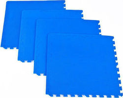 Spokey Gym Puzzle Mats 61x61x1.2cm 4 Pieces Blue