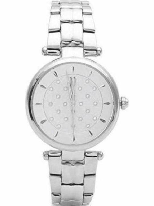 Police Women's Watch 34mm Battery with Silver Stainless Steel Bracelet