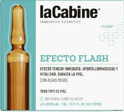 LaCabine Moisturizing Face Serum Flash Effect Suitable for All Skin Types 2x10ml