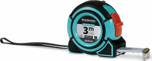 Krausmann H03016 Μετροταινία με Αυτόματη Επαναφορά 25mm x 7.5m