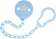 Canpol Babies Chain Pacifier Pastelove made of Plastic White