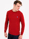 U.S. Polo Assn. Men's Long Sleeve Sweater Red