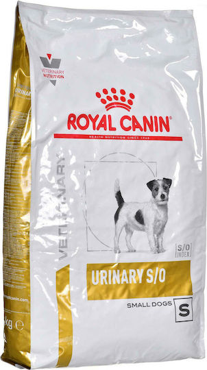 Royal Canin Veterinary Urinary S/O Small Dogs 8kg Hrană Uscată pentru Câini Adulţi de Rase Mici cu Pui și Orez
