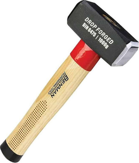 Benman Βαριοπούλα 800gr με Ξύλινη Λαβή 77439