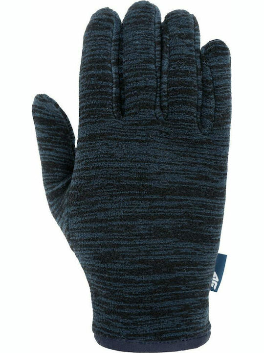 4F Μπλε Ανδρικά Fleece Γάντια Αφής