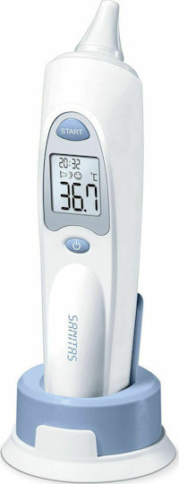 Sanitas SFT 53 Digital Thermometer mit Infrarot Geeignet für Babys Weiß