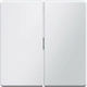 Hager Q.1 Lighting Switch Front Commutater in White Color 16236089