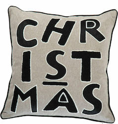 Nef-Nef Homeware Christmas Decorative Pillow Christmas Square Gray 45x45pcs