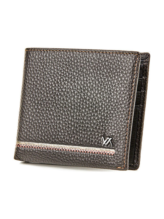 Verde 09-0152 Men's Card Wallet Brown