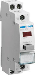 Hager Бутон За Релса 230V 16A