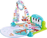 Kikka Boo Activity Playmat Piano with Music Blue for 0+ months (LxWxH) 80x50x40cm