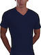 Lord Men's Short Sleeve Undershirt Navy Blue