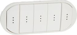 Legrand Celiane Lighting Switch Front 5-Panel B...