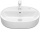 Roca Gap Round Vessel Sink Porcelain 55x40x13cm White