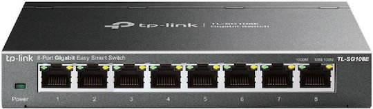 TP-LINK TL-SG108E Unmanaged L2 Switch with 8 Gigabit (1Gbps) Ethernet Ports