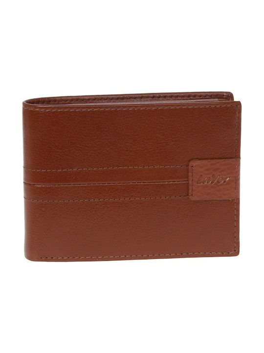 Lavor Men's Leather Wallet with RFID Tabac Brown