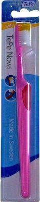 TePe Nova Manual Toothbrush Soft Pink - Dark Pink 1pcs