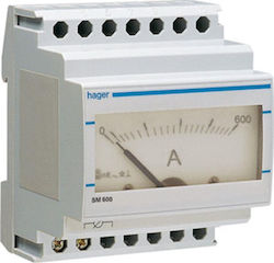 Hager Амперметър 600A Аналогов 0-600A Чрез Трансформатор Hager Амперметър 600A Аналогов 0-600A Чрез Трансформатор