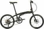 Tern Verge P10 451 20" 2021 Μαύρο Σπαστό Ποδήλατο Πόλης με Ταχύτητες και Δισκόφρενα