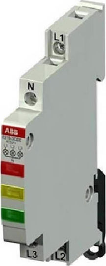 Abb E219-3CDE Triple Panel Indicator Red Light