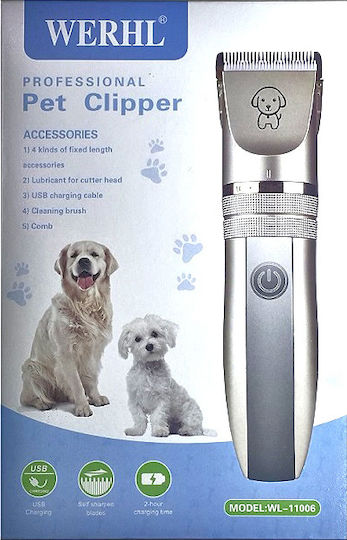 Κουρευτική Μηχανή Σκύλων Werhl WL-11006 Professional Pet Clipper