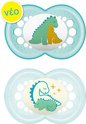 Mam Orthodontische Schnuller Silikon Nacht Dino...