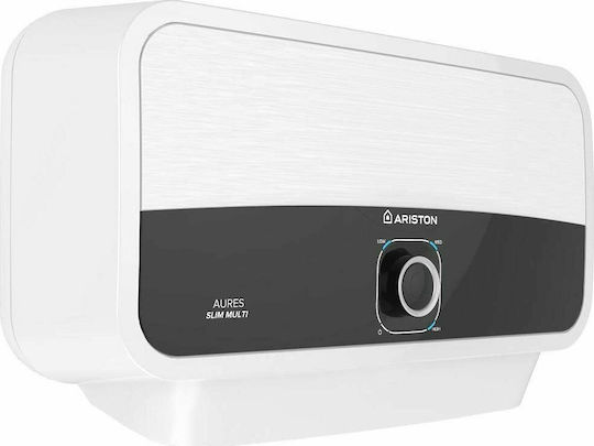 Ariston Aures Slim multi Wall Mounted Electric Single-Phase Instant Water Heater for Bathroom / Kitchen 7kW