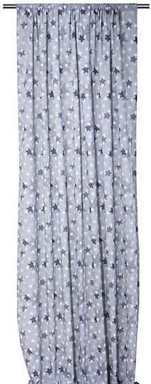 Viopros Kinder Vorhang Ehrlich mit Borte Grey 663072 270x280cm