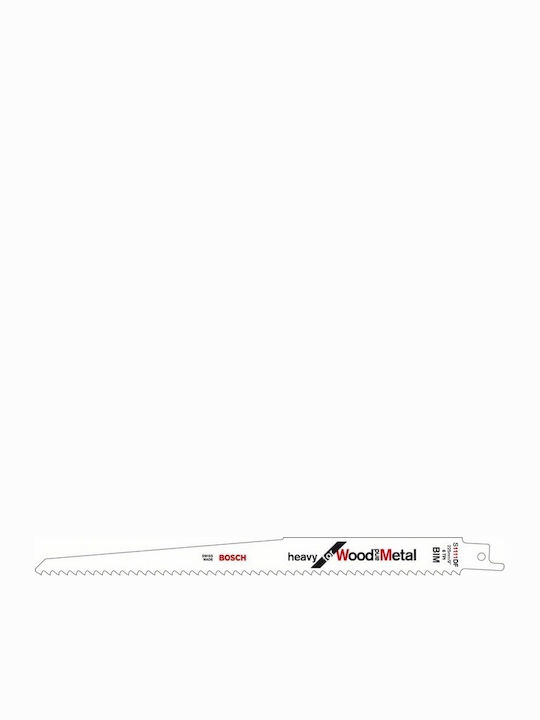 Bosch S1111DF Jig Saw Blade for Metal and Wood 225mm Heavy for Wood and Metal 2pcs 2608656273