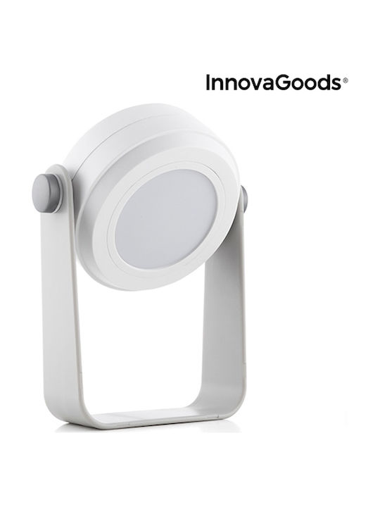 InnovaGoods Lanthree LED Office Lighting and Folding Lamp in White Color