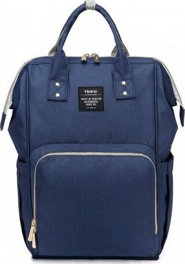 Heine Τσάντα-Αλλαξιέρα Πλάτης Navy Blue 27x21x42εκ.
