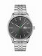 Lacoste Vienna Ανδρικό Ρολόι 43mm Μπαταρίας με Ασημί Μεταλλικό Μπρασελέ