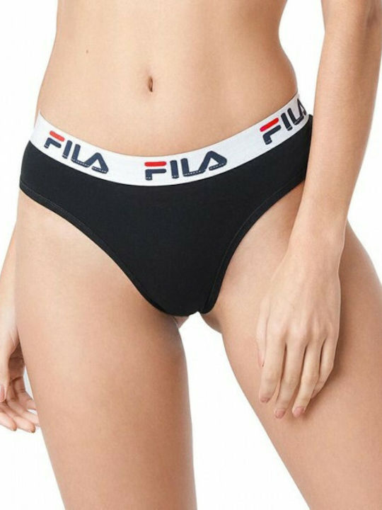 FILA Urban Brief Βαμβακερό Γυναικείο Slip Μαύρο