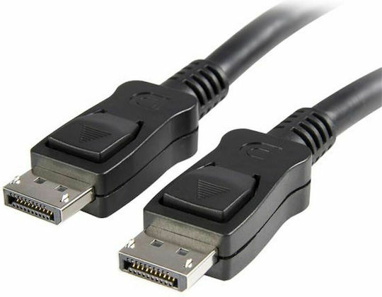 StarTech Cable DisplayPort male - DisplayPort male 2m Μαύρο (DISPL2M)