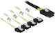 DeLock DeLock Mini-SAS - 7-Pin SATA II 100cm Schwarz