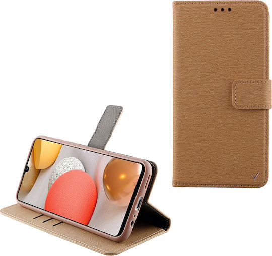 Volte-Tel Allure Magnet Wallet Δερματίνης Χρυσό (Galaxy A42)